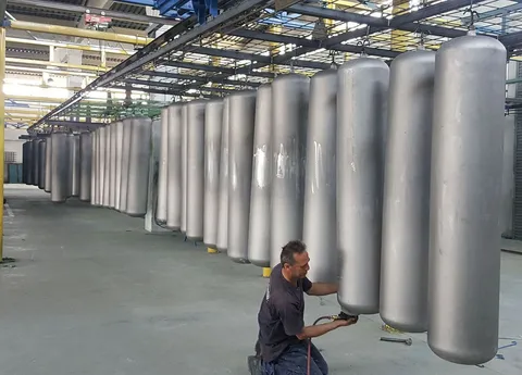 Elektrostatik toz boya ve kumlama uygulaması 12
