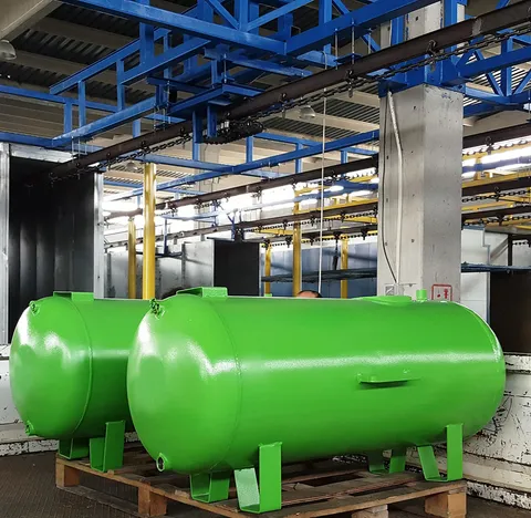 Elektrostatik toz boya ve kumlama uygulaması 15
